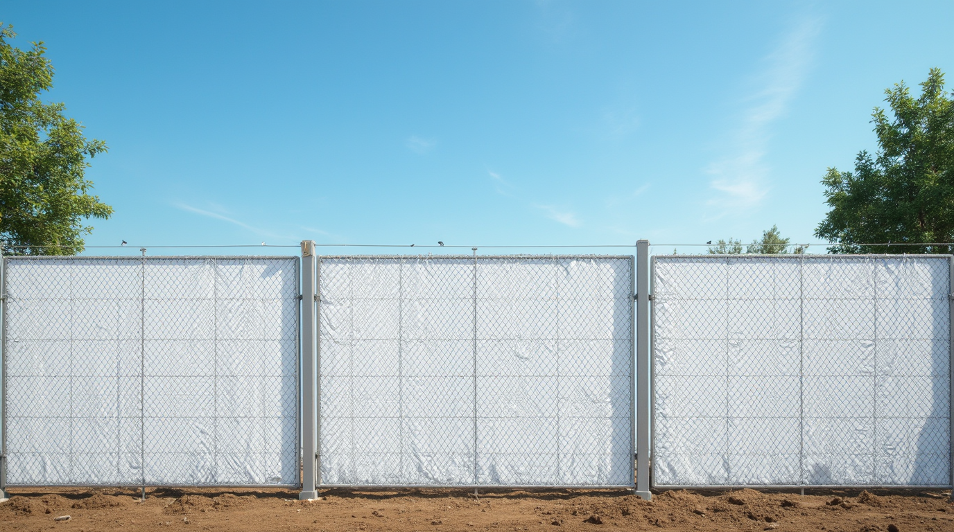 Temporary fencing panels